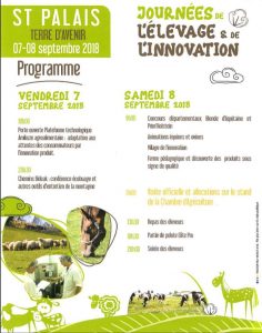 
          Journée Départementale de l’Elevage et de l’Innovation le samedi 8 septembre à Saint Palais. Venez nous retrouver sur le stand Crédit Agricole !