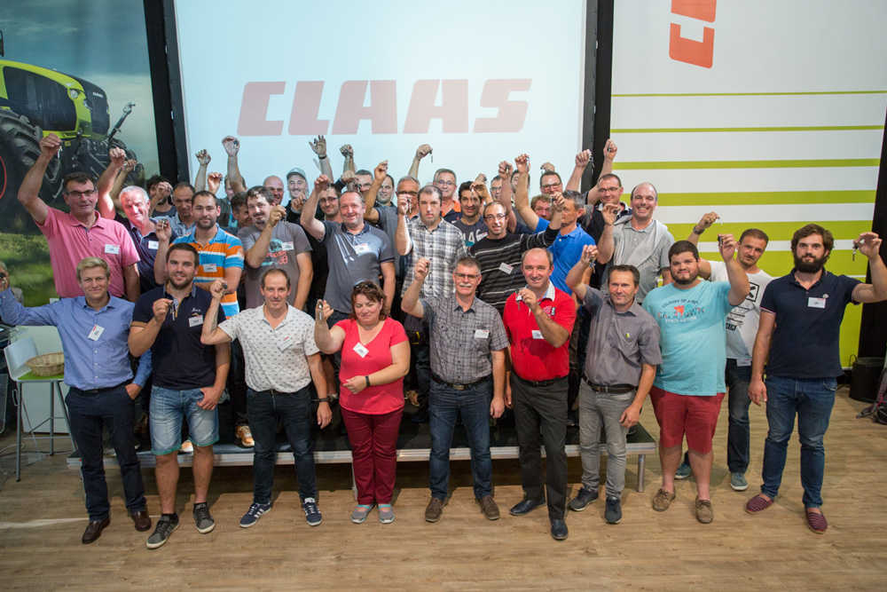 
          Claas remet les clés aux gagnants des Jours T