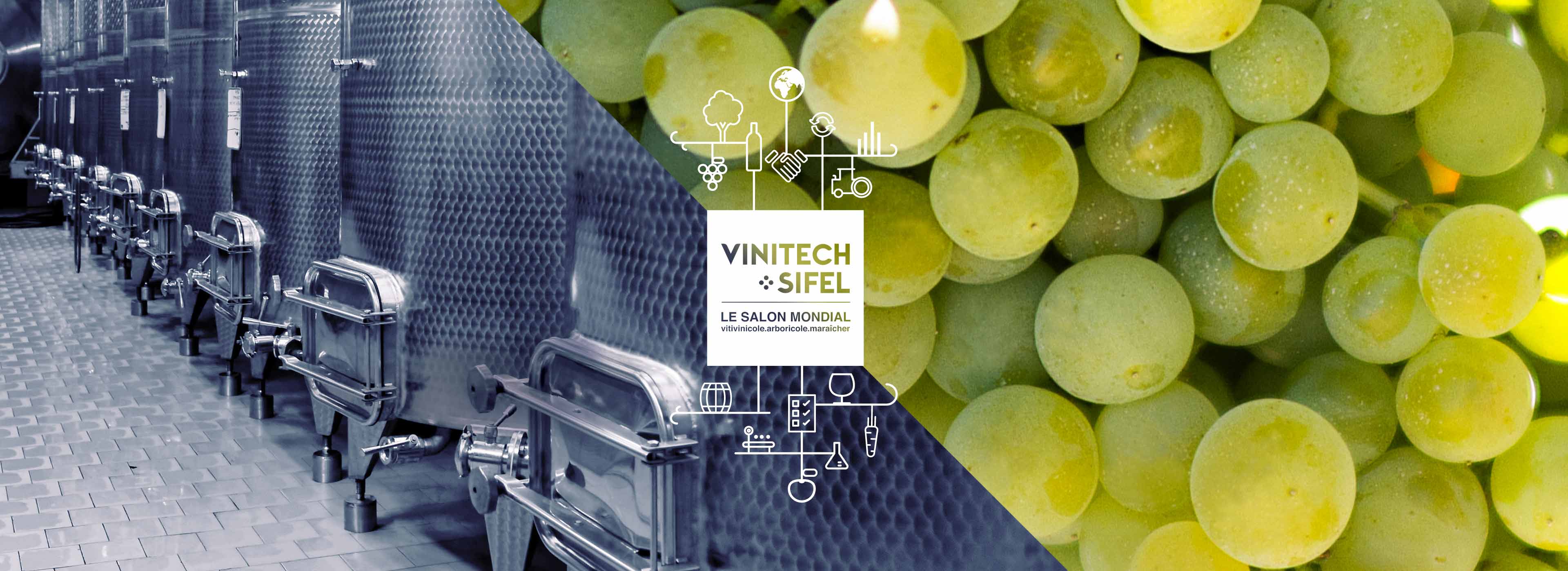 
          20 AU 22 NOVEMBRE 2018  Le salon Mondial Vitivinicole, Arboricole et Maraicher  Parc des Expositions - Bordeaux