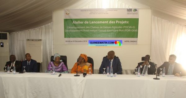 
          Projet agricole en Guinée: Lancement des projets agricoles PDCVA-G et  PDRI-GKM