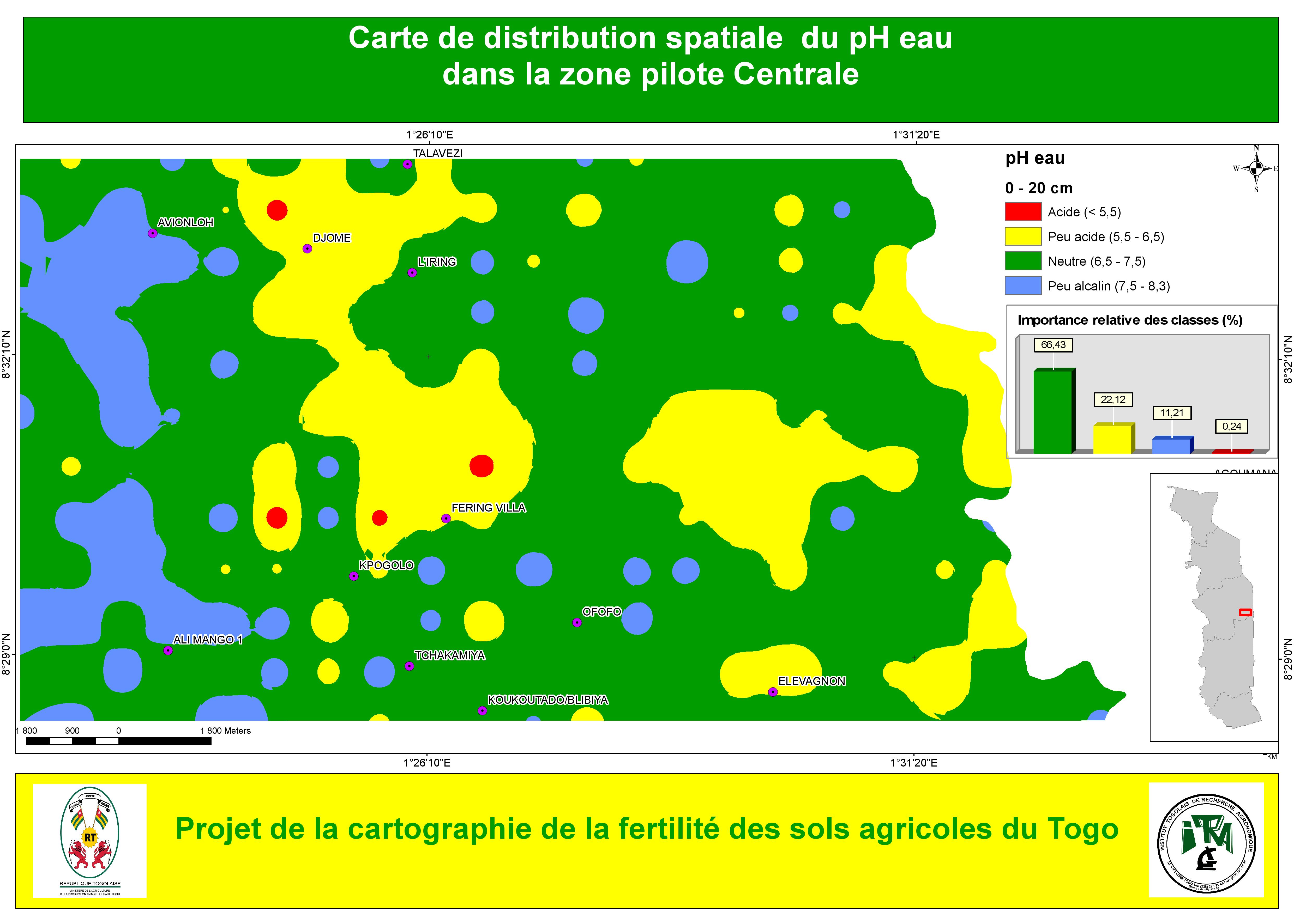 
          LES CARTES DE FERTILITÉ DU TOGO (partie 3) : RÉGION CENTRALE