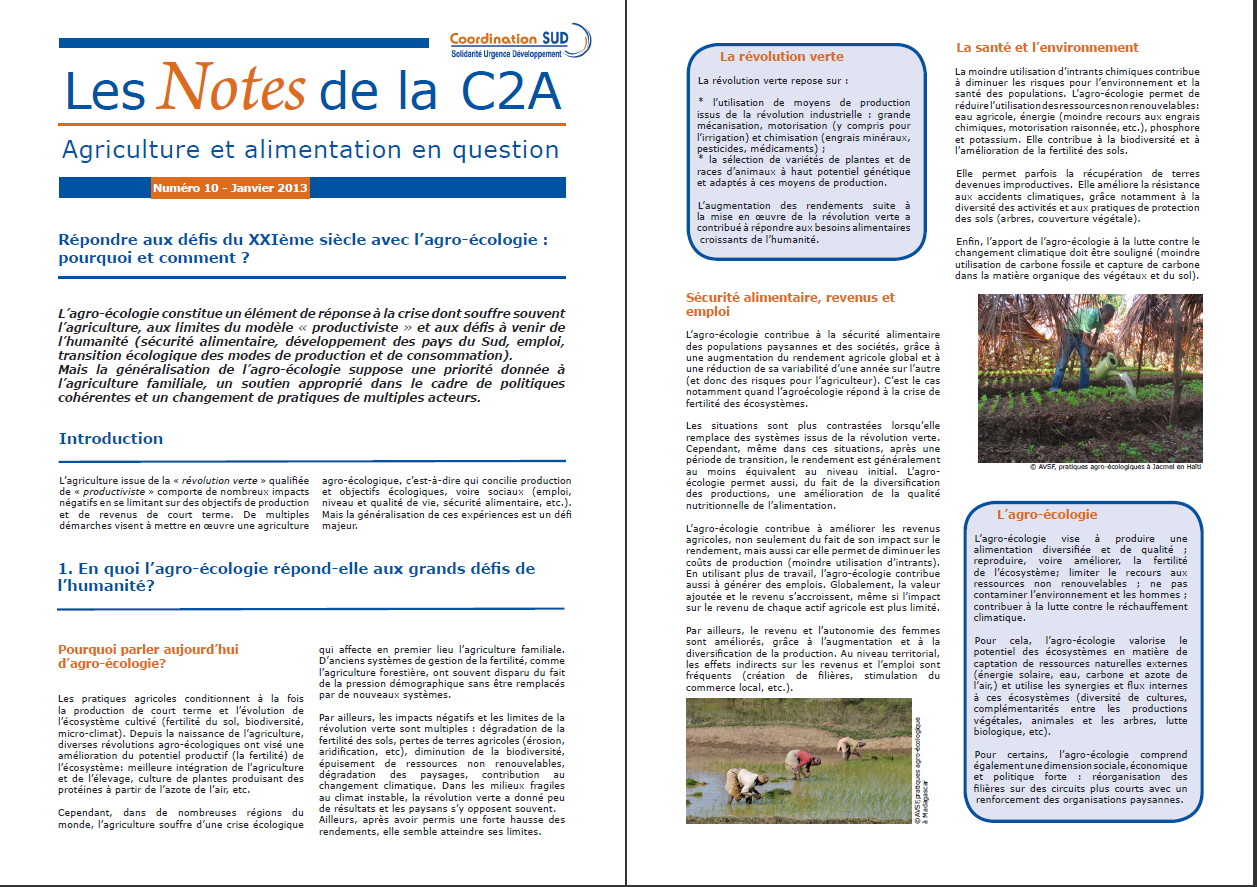 
          L’agroécologie