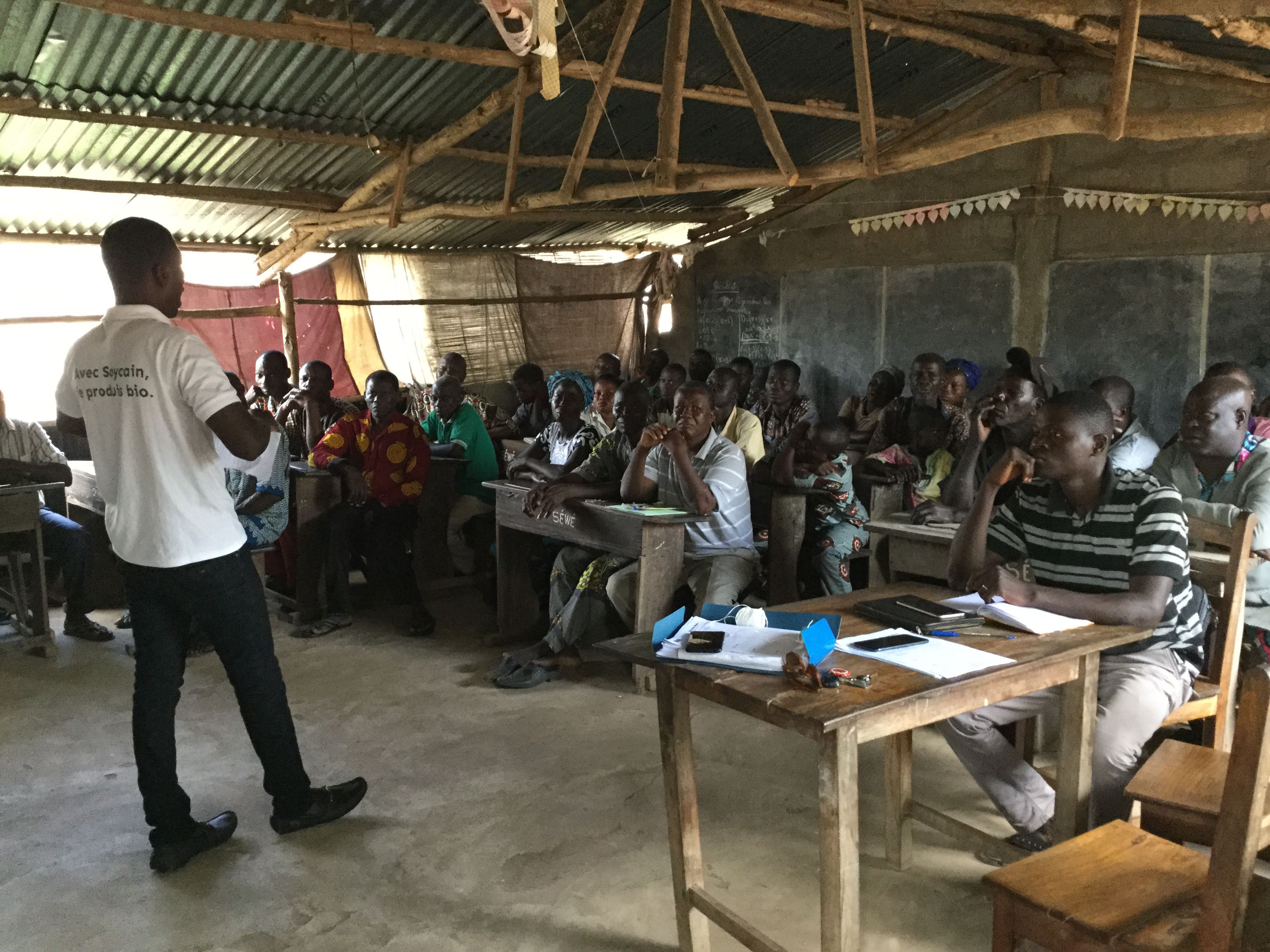 Formation des groupements sur la production du soja biologique
