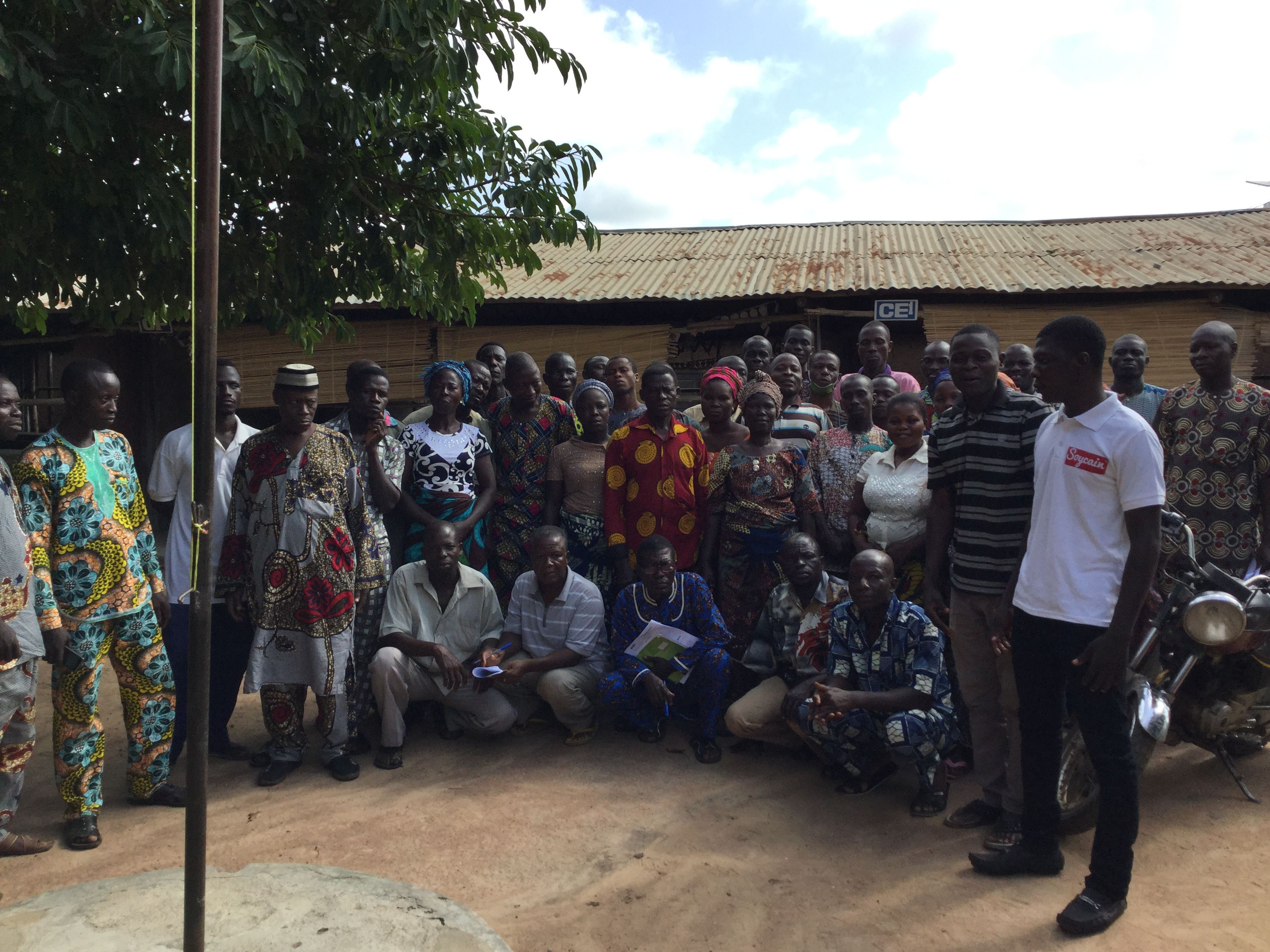 Formation des groupements sur la production du soja biologique