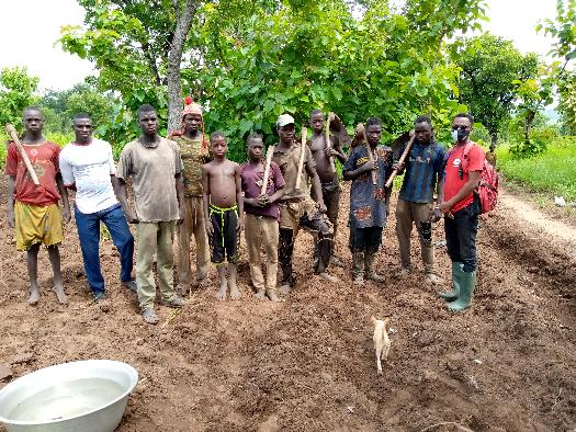 
          Mawussi.
formation des producteurs sur les BPAB couplé avec les audits
