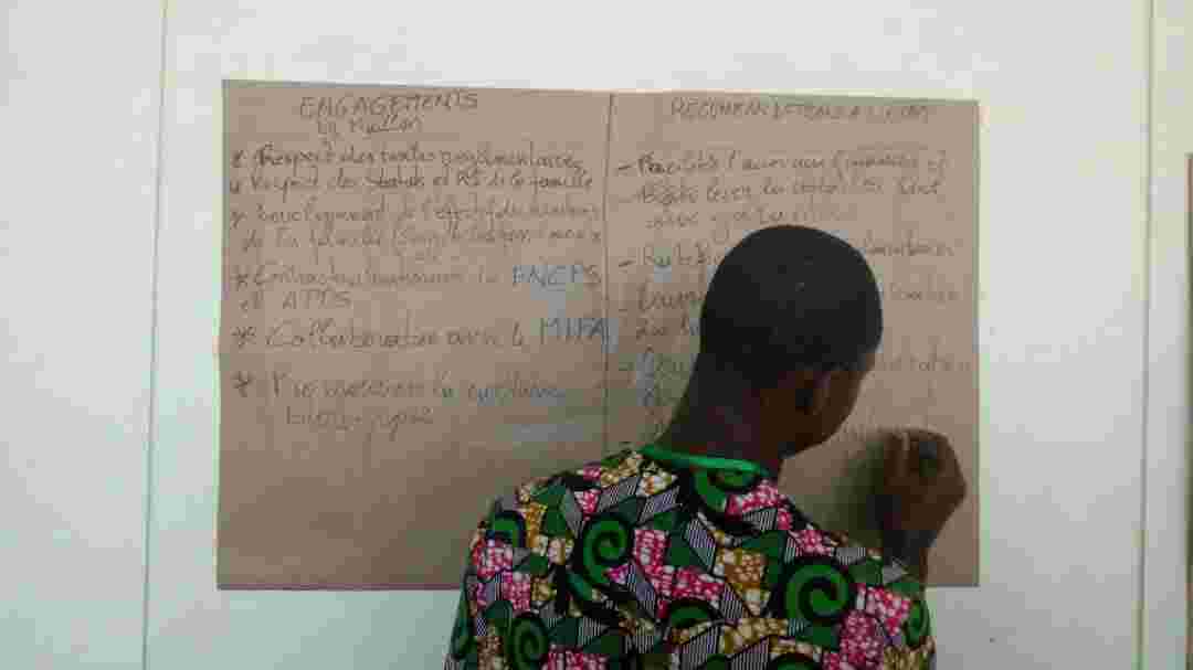 Les acteurs du soja présentent au forum du Paysans  Togolais  qui se tient à  Kara 
Montage du compte d'exploitation pour avoir la maîtrise des coûts  de production