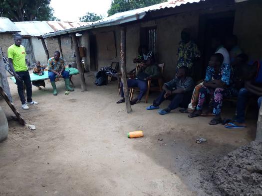 La formation des producteurs du soja biologique par Soycain Bénin