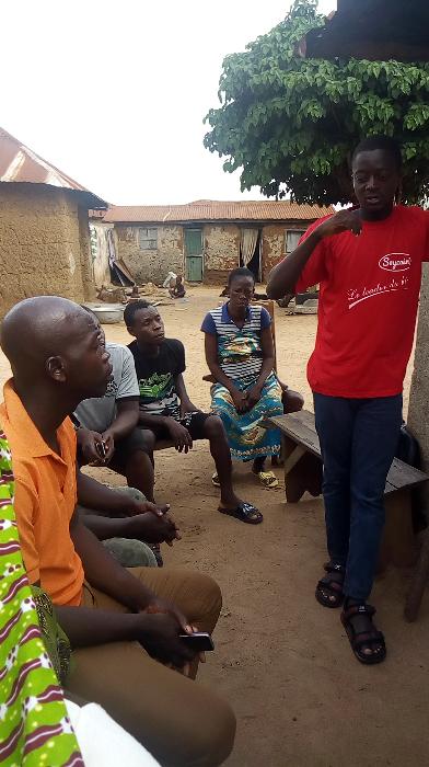 Formation des producteurs du soja biologique par Soycain Bénin