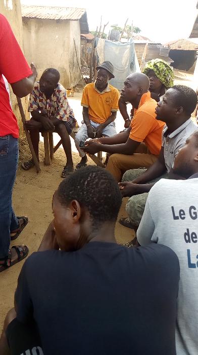 Formation des producteurs du soja biologique par Soycain Bénin