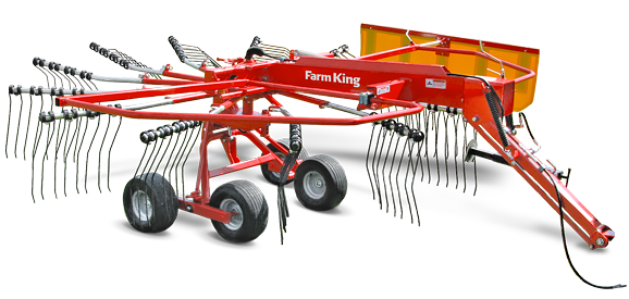 
          Outils agricoles Farm King/Râteau rotatif