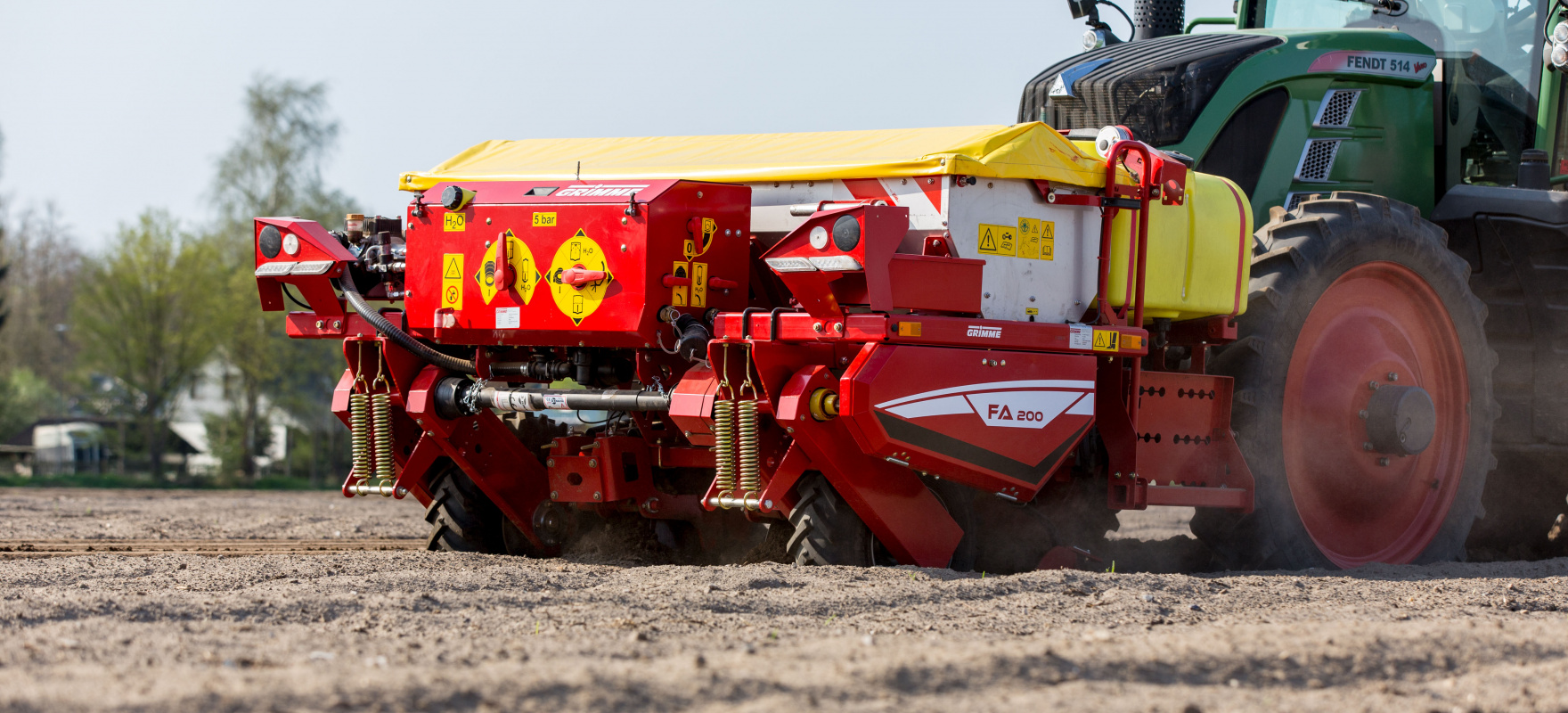 
           Outils agricoles Grimme/Travail du sol : Appareil frontal pour planteuse de pomme de terre