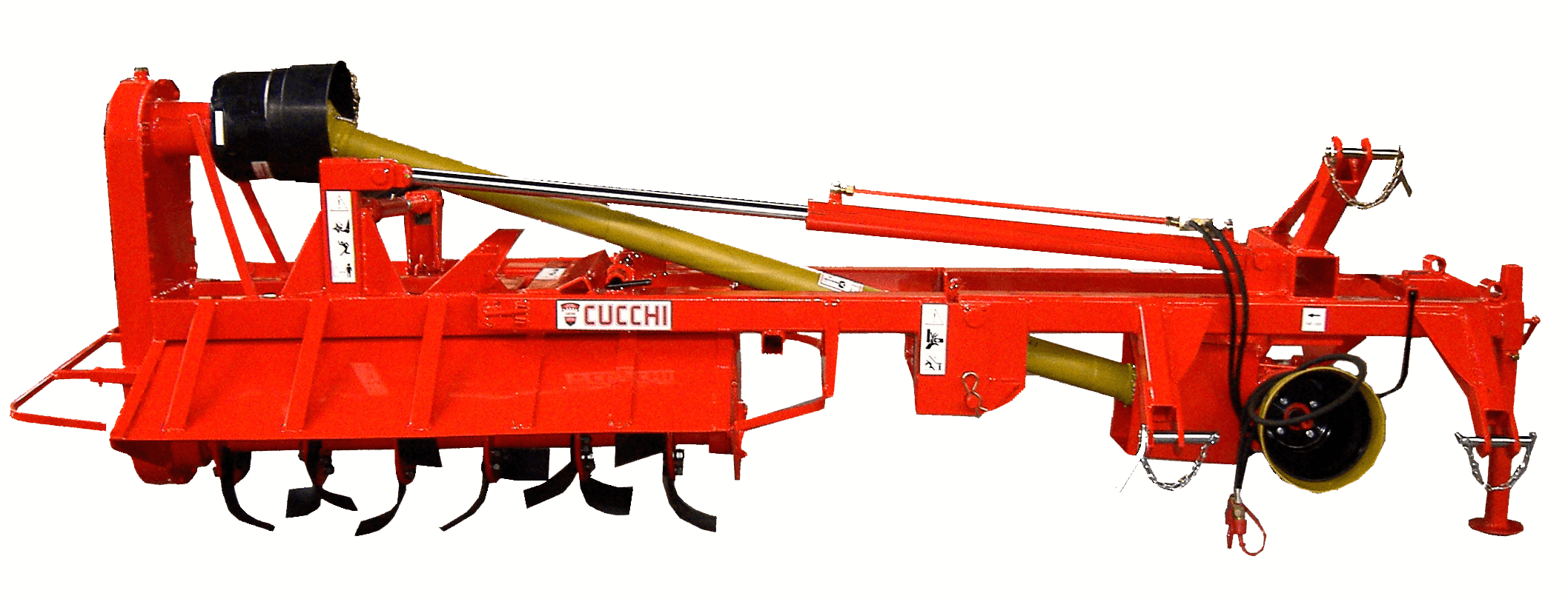 
          Outils agricoles Gucchi pour travail du sol : Fraiseuse pour les côtés des digues des rizières