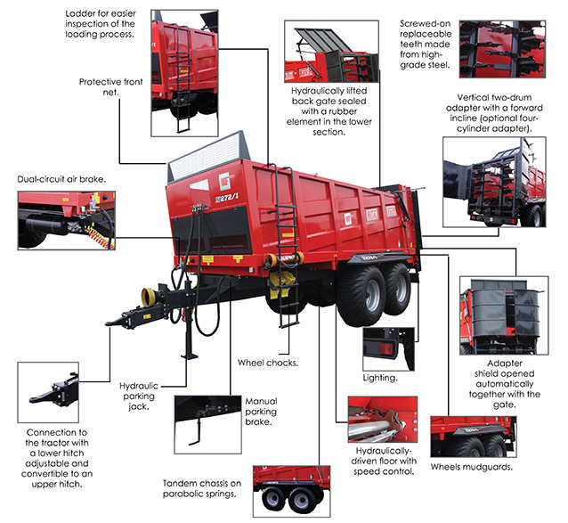 
          Epandeur de fumier Metal Fach/ Épandeur de fumier N272/2_14T