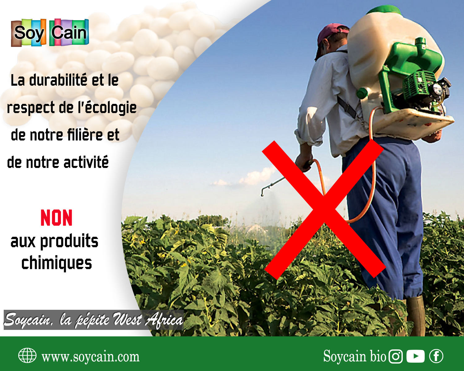 
          Avec SOYCAIN, c'est zéro produit chimique