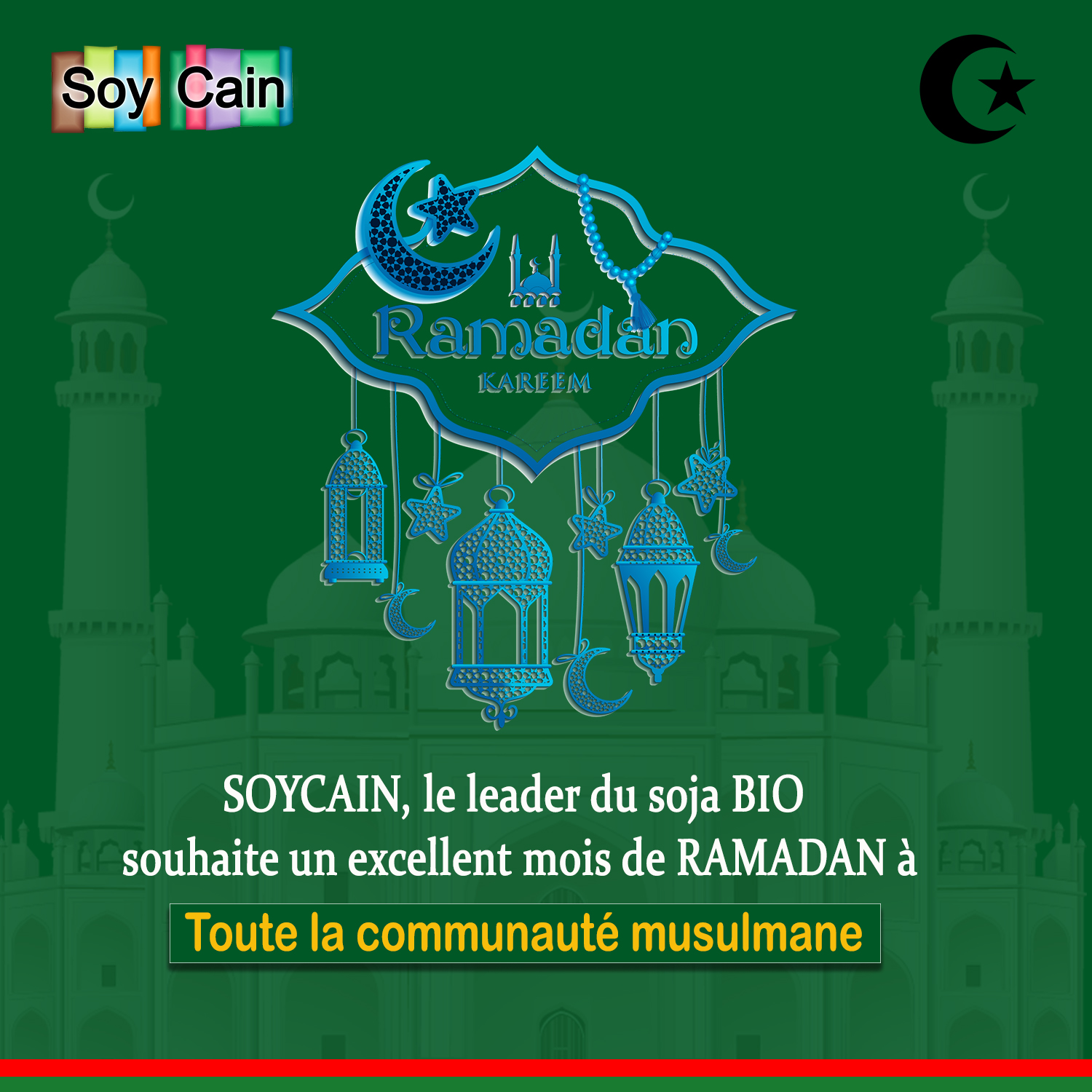 
          SOYCAIN soutient toute la communauté musulmane