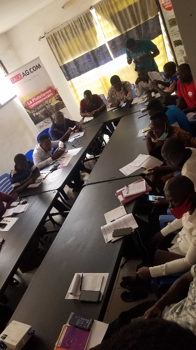 Journée de formation sur l'utilisation de la plateforme agricole #TalkAG Lomé-Togo