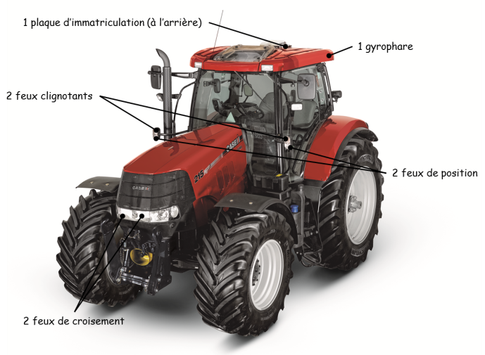 Feux de signalisation pour les tracteurs : quelles obligations ?